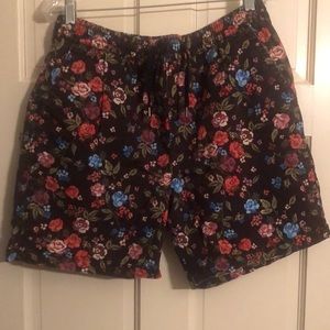 Urban Outfitters Floral Drawstring Shorts